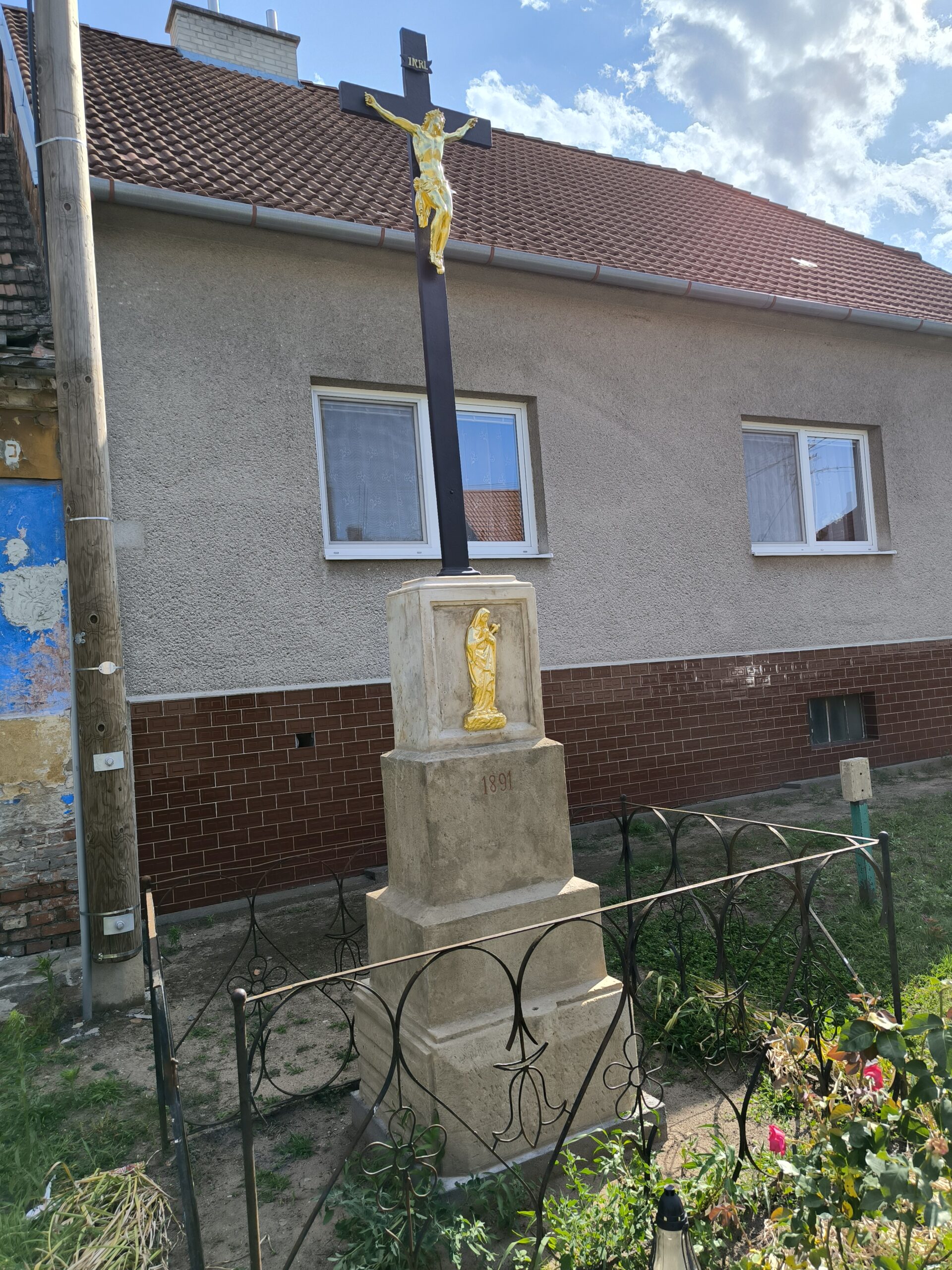 Litinový kříž Ratíškovice